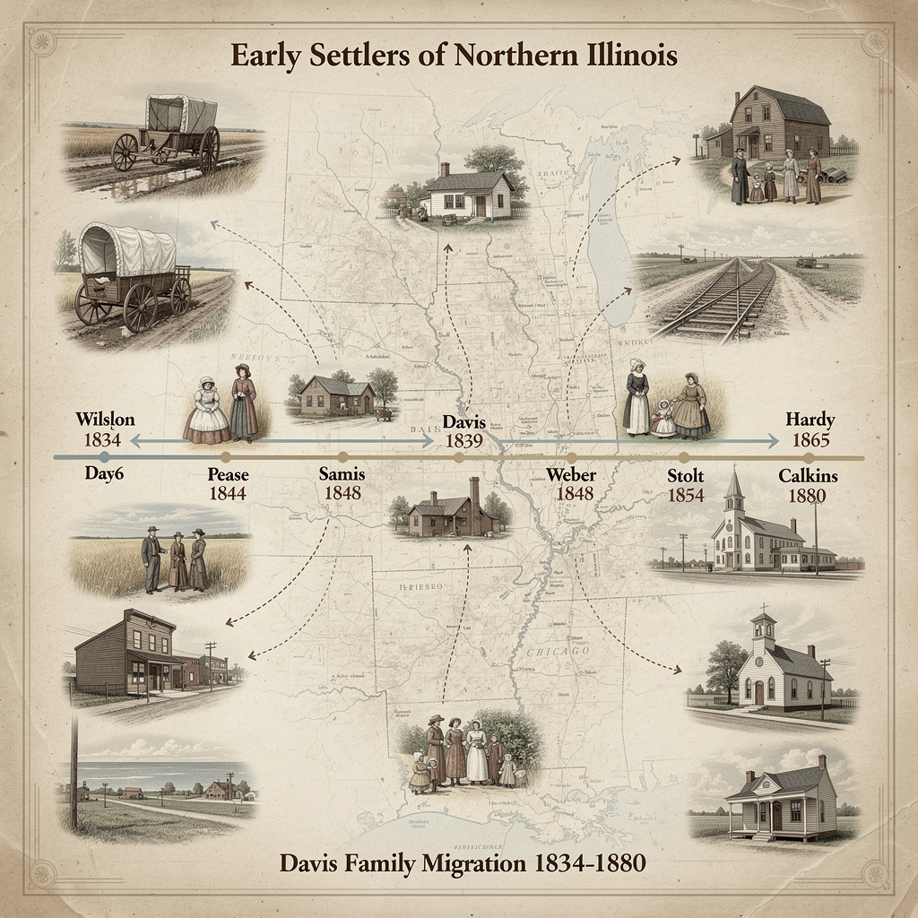 The Davis Migration Stories 1834 – 1880