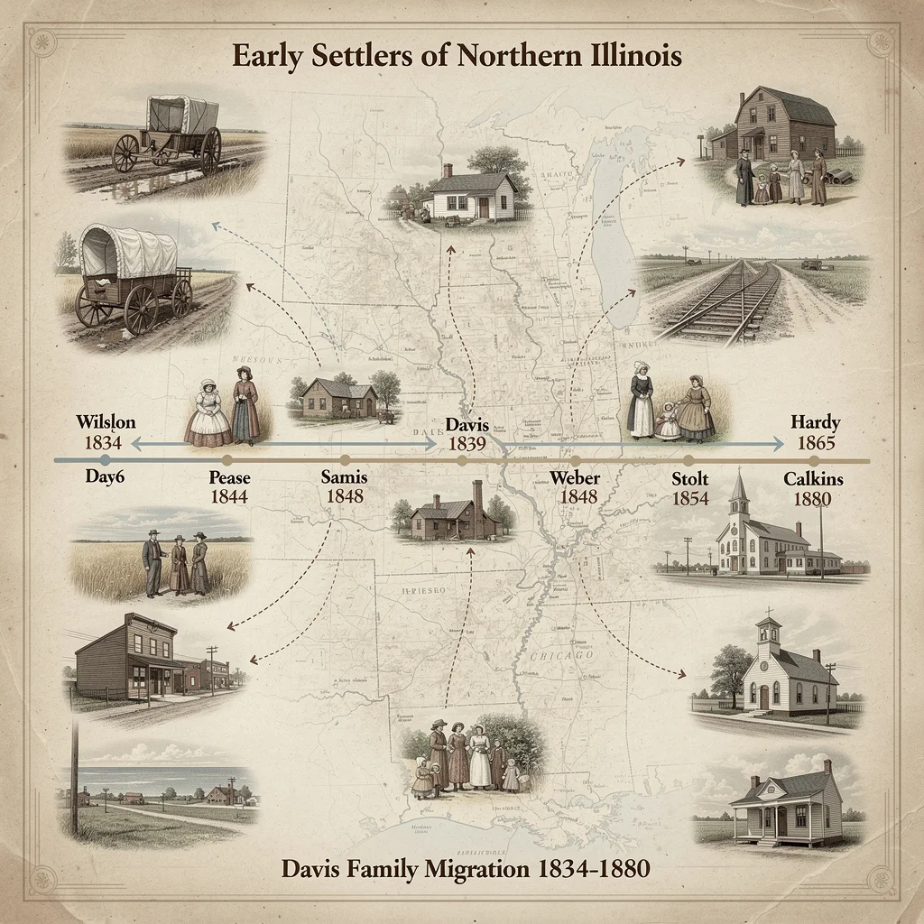 The Davis Migration Stories 1834 – 1880